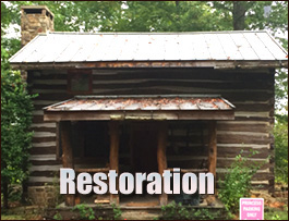 Historic Log Cabin Restoration  Martinsburg, Ohio